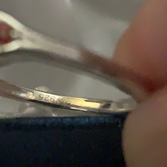 Made USA Delicate Beauty SS925 amethyst garnetRing - Picture 6 of 16